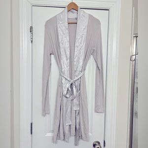 Pj Harlow robe. Gray. Perfect condition- worn once
